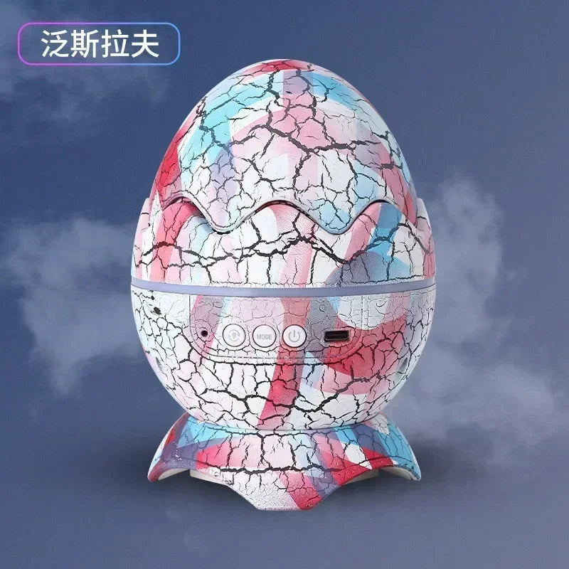 Led Dragon Egg Lamp Dinosaur Eggs Shell Galaxy Starry Projector Bluetooth-compatible Remote Control Night Lights Children Gift