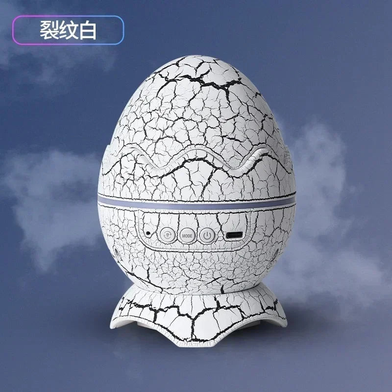 Led Dragon Egg Lamp Dinosaur Eggs Shell Galaxy Starry Projector Bluetooth-compatible Remote Control Night Lights Children Gift